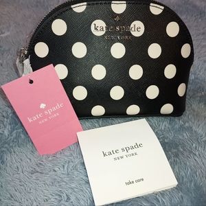 Kate Spade small domed cosmetic bag
